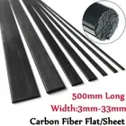 10 * 500mm Carbon Fiber Flat Strip Square Sheet Bar Plate For RC Airplane Parts