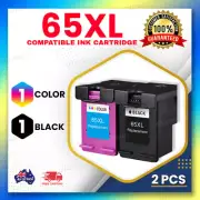 2x Non-OEM Ink 65XL For HP Deskjet 2620 2624 3720 3721 HP Envy 5032 5034 5052