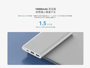 【超取免運】小米行動電源10000mAh【台灣小米保固】聯強維修保固 台灣小米公司貨 快充行動電源 聖誕禮物 交換禮物