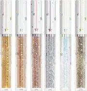 Glitter Eye Liner Liquid - Professional Glitter Eyeliners, Liquid Sparkling Eyeline | Vibrant Glitter Liquid Eyeliner For Parties, Evening Looks, Perfect For Dazzling Eyes, Your Beauty Effortlessly