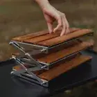 Outdoor Camping Rack Portable Folding Table Foldable Picnic Camping Barbecue New