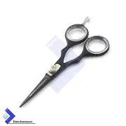 Black Color Barber Moustache Hair Cutting Scissor 4.5'' Hair Dressing Shears New