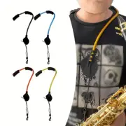 Ergonomic Comfort Saxophone Strap with Soft Neck Pad for All Saxophone Players