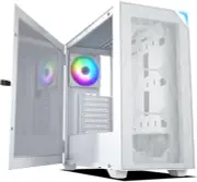 AL800 Full Tower PC Computer Case - Door Opening Design Tempered Glass, E-ATX/AT