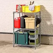 Doshisha EX25-603GY Rust Resistant Outdoor Rack, Width 35.4 inches (90 mm), Luminous, Exterior Rack, Gray, 3-Tier, Width 24.0 x Depth 18.1 x Height 35.4 inches (61 x 46 x 90 cm), Pole Diameter 1.0