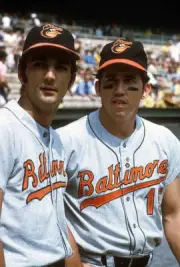 Davey Johnson & Mark Belanger Baltimore Orioles Baseball Old Photo