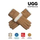 AUSTRALIAN SHEPHERD® Fluffy Genuine Sheepskin Wool Shearling Lined Gloves Puni