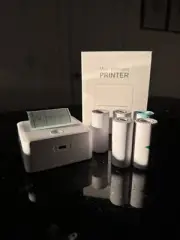 Mini Pocket Printer Portable Bluetooth USB Thermal Paper Label shcool office