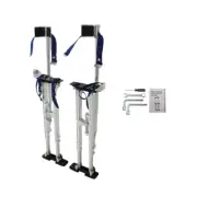 36" -48" Adjustable Silver Aluminum Alloy Stilt Tool Fit For Walking Taping