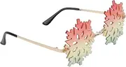 [jojofuny] Glasses Props Decorative Lens Sunglasses Men's Funny Eyeglasses for Party and Outings