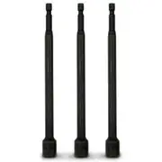 MARXMAN 3/8x150mm Magnetic Power Impact Nutsetter Bit - 3 Piece MN381503PC