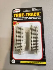 Atlas #2411 CODE 65 N Scale TRUE TRACK Half 11" Radius 22.5-Degree - (8 PCS)