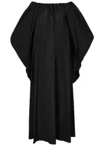 Stella Mccartney Cape-effect Taffeta Maxi Dress - Black - 40 (UK8 / S) 40 (UK8 / S)
