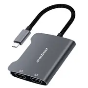 Mbeat Tough Link 4K MST Display Male USB-C To Female Dual HDMI Adapter Connector