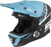 Shot Furious Storm Motocross Helmet, black-blue, Size XL for Men Black Blue