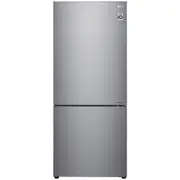 LG GB-455PL 420L Bottom Mount Fridge (Stainless Steel)