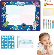 Shxupjn Water Doodle Mat | Painting Writing Educational Doodling Coloring Mat Doodle Board,Water Color Foldable Reusable Art Mat Painting Craft for Thanksgiving Easter Birthday