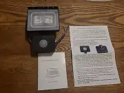 SERIES 6 OUTDOOR FLOODLIGHT 40-D6NGPT10W110V MOTION SENSOR HARD WIRE LIGHTING