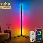 Floor Lamp 165cm RGB LED Corner Lamp with App/Remote Color Changing