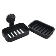Suction Cup Soap Dish Soap Draing Basket Shower Soap Dish Sponges Drainage Bar Wall Soap Storage Dish