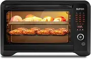 Toaster Oven Household Oven Baking Multifunctional 35L Large Capacity 30°C-230°C Temperature Control Built-in Lighting Glass Design Kitchen Tools Halogen ovens/13362