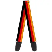 Guitar Strap Germany Flag Weathered 2 Inches Wide (GS-W30776)