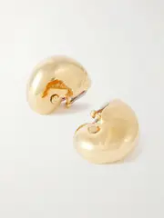 [Gucci] Gucci - Gold-tone Clip Earrings - One size One size Gold