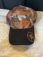 Life's A Game Hunting is Serious Black Bill Realtree Camo Hat Cap Hunter Adult