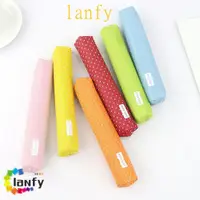 在飛比找蝦皮購物優惠-LANFY鉛筆盒禮物川崎波點學校用品文具糖果色超薄鉛筆袋