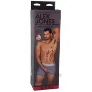 Signature Cocks Alex Jones Ultraskyn 11 In. Dual Density Dildo With Removable Va