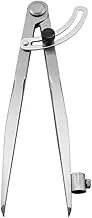Compass for Woodworking with Wing and Pencil Holder, Scribing Compass Marking Gauge for Geometry, Drawing, Drafting