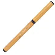 Akashiya Brush Pen, Natural Bamboo Brush Pen, Paulownia Box Case, Patterned