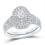1 1/4CT-Diamond 1/2CT-COVAL BRIDAL SET CERTIFIED