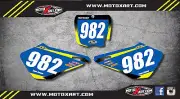 Cobra CX 50 SR King Custom Number Plates 2010 - 2016 STORM STYLE decals