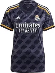 [adidas] Women's Soccer Real Madrid 23/24 Away Jersey - A Signature Los Blancos Jersey Inspired by The Team's Dedicated Fanbase