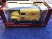 Johnny Lightning 1948 Coca-Cola Brand Yellow Panel Delivery Van 1:18 Scale NEW