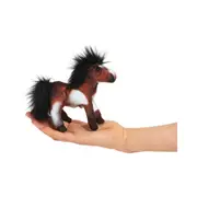 3pc Folkmanis Mini Horse Finger Puppet Kids/Children Soft Animal Toy 3y+
