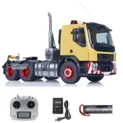 LESU 6x6 1/14 RC Tractor Truck RTR Car Model Metal Chassis with Sound Lights
