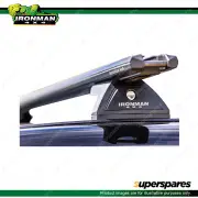 Ironman 4x4 Atlas Crossbars x2 & Fit Kit to suit Dual Cab IFR019C2K Offroad 4WD