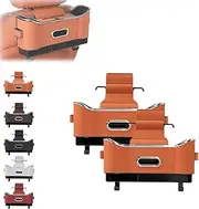 Cimario Car Seat Storage Box, Multifunctional Car Seat Back Storage Box, 5 In 1 Car Seat Back Storage Box, Car Back Seat Organizer With Cup Holder, Hook And Phone Holder (Orange*2pcs)