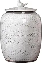 Ceramic Rice Storage Container, Grain Storage Container With Lid, Food Storage Container, Ceramic Jar For Rice, Grain Dispenser, Food Dispensers For Rice Noodles Snacks Coffee Tea Nuts(26.5*