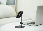 Universal Desk Stand Adjustable Holder Baseus For Mobile Phone Tablet Black