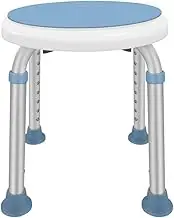 360 Degree Rotating Shower Chair, Adjustable Height Shower Stool Tub Chair, Bathtub Seat Bench with Anti-Slip Rubber Tips, for Seniors, Elderly, Disabled, Handicap, Injured/767