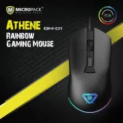 Athene USB Wired Gaming Computer Mouse Mice for PC Mac Laptop Desktop