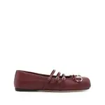 [Gucci] Gucci Horsebit Ballet Flats 40 IT RED