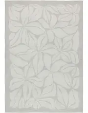 [Miss Amara] Rana Botanical Washable Rug in Blue