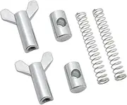 2 Sets Rear Brake Adjuster Hardware Kit Adjusting Nut for Honda FourTrax 300 Rancher 350 400 420 Foreman 400 500 520 Recon 250 TRX250EX TRX250X TRX200 TRX90 TRX70 ATC250 ATC200 ATC125