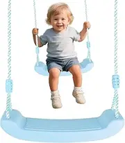 Replacement Swing Seat | Playground Swing - Comfortable Ergonomic Hangable Seat with Adjustable Rope Interactive Fun for Indoors and Outdoors Use