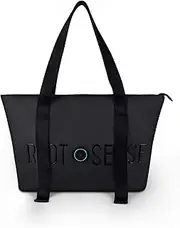 HPLSZCN Smart Tote Bag for Men and Women, Golf Shoes Bags&Tennis Bags Travel Duffel Bag with Expandable Shoe Compartment (Black)