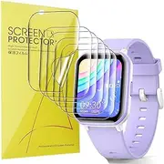 YOUSOKU Kids Smart Watch Screen Protector - Lamshaw [6 Pack] Full Coverage TPU Clear Film Compatible With H97 Pro / MgaoLo 1.5 Inches H97 Pro Smart Watch